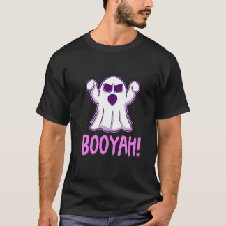 T-shirt Booyah Ghost Halloween Crâne Éffrayant Skeleton Pu