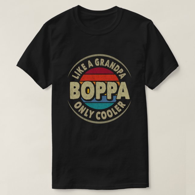 T-shirt Boppa comme un grand-père seulement Glacière Fête  (Design devant)