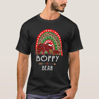 T-shirt Boppy Bear Noël Rainbow Leopard Famille Christ