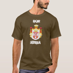 T-shirt Bor, Serbie avec armoiries