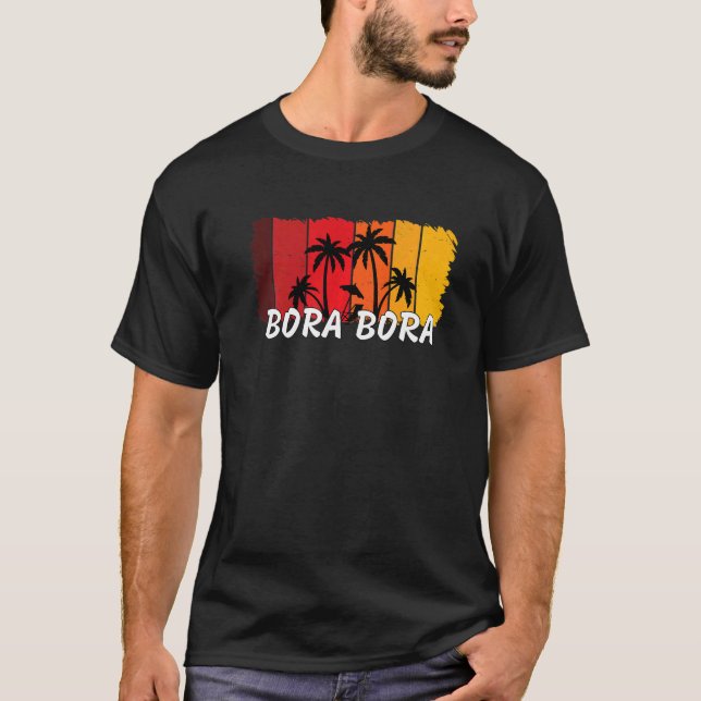 T-shirt Bora Bora Tahiti Souvenirs (Devant)