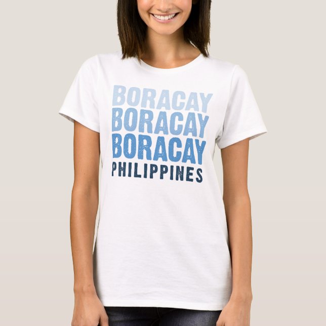 T-shirt Boracay - Philippines (Devant)