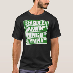 T-shirt Bord de la mer, la Californie (Darwin, Mingo,