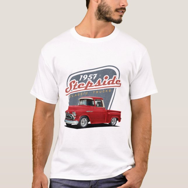 T-shirt Bord rouge couché 1957 (Devant)