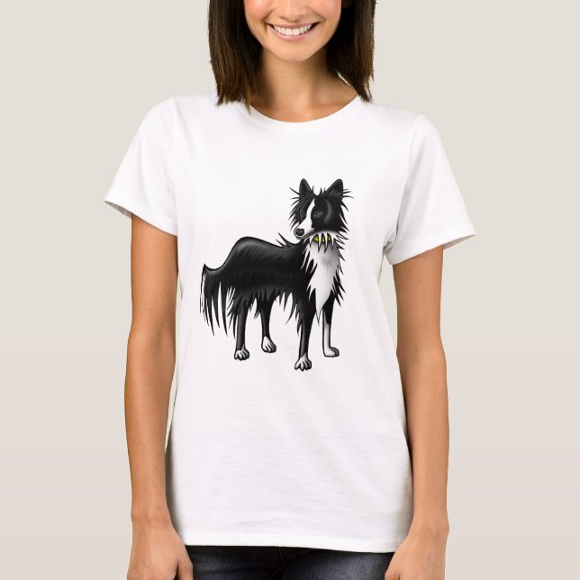 T-shirt Border collie (Devant)