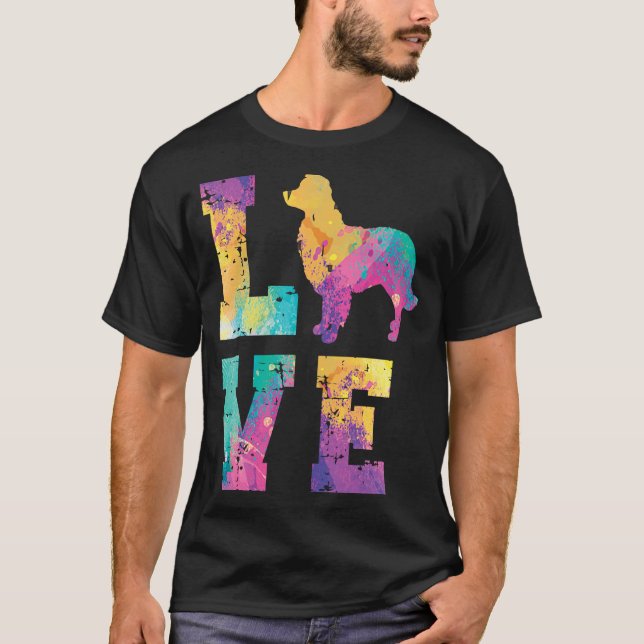 T-shirt Border Collie Love (Devant)
