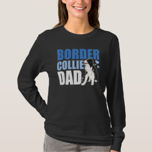 T-shirt Border Collie Papa Chien Fête des Pères Border Col