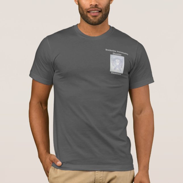 T-shirt Borderline Personnalité Trouble Sensibilisation Te (Devant)