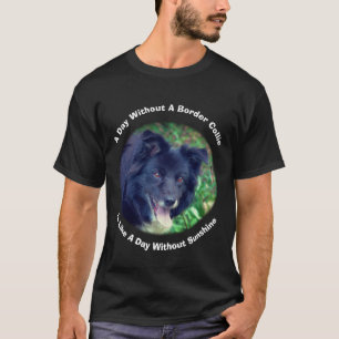T-shirt Bordure Collie Jour sans