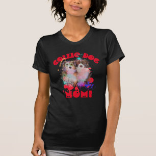 T-shirt Bordure Collie Maman Amoureux des chiens Meilleur