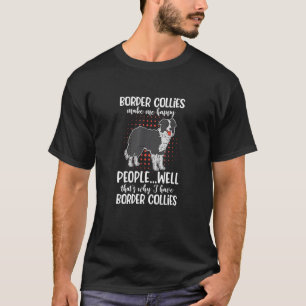 T-shirt Bordure Collie Propriétaire Bordure Collie Sarcast