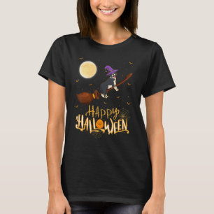 T-shirt Bordure Collie Ride Sorcière Tir Bordure Collie Ch
