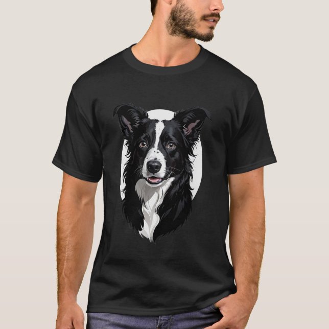 T-shirt Bordure Collie Shirt (Devant)