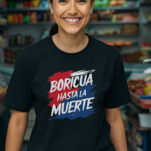 T-shirt Boricua hasta la muerte, Porto Rico