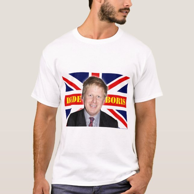 T-shirt Boris Johnson DUDE (Devant)