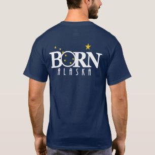 T-shirt BORN Alaska (impression arrière)
