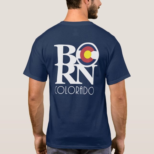 T-shirt BORN Colorado (imprimé arrière) (Dos)