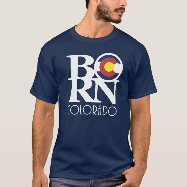 T-shirt BORN Colorado (première impression) (Devant)