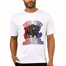 Born Free American Bison Shirt - 250 ans gratuits