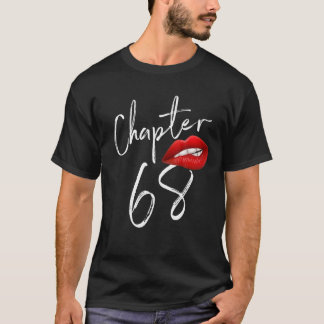 T-shirt Born In 1954 Chapter 68 Years 68Th Happy Birthday