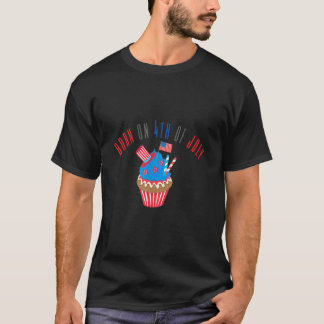 T-shirt Born On The Fourth Of July 4th Of July Birthday Pa
