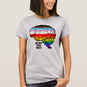 T-Shirt Born This Way Progress Pride
