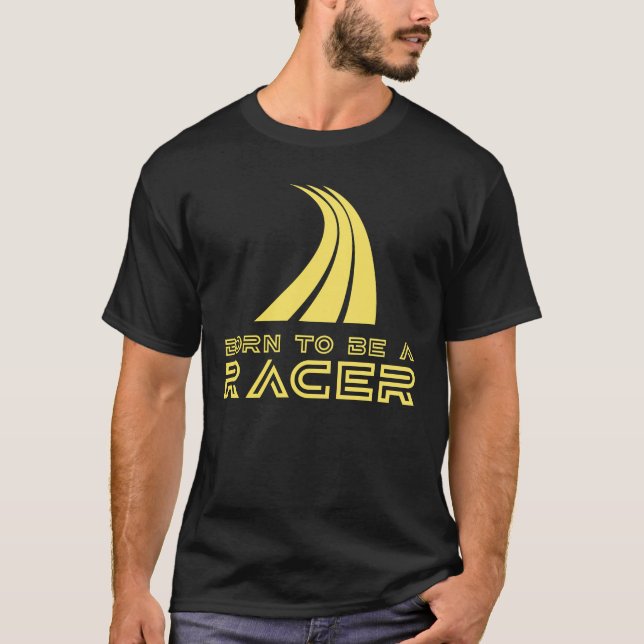 T-shirt Born To Be A Racer (Devant)