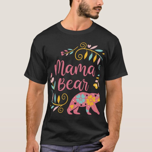 T-shirt Born to Roam with Bears – Adventure  (Devant)