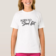 "Born to Stand Out” Motivational Quote Design 
