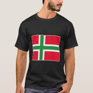 T-shirt Bornholm Drapeau Vêtements Pride Nationale Souveni