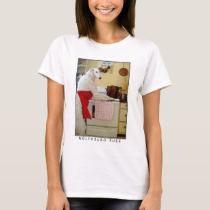 T-shirt Borzoi Lévrier Russe "Wolfhound Puck" Chien