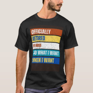 T-shirt Boss De Tente Retraite Boss De Tente Retraite Boss