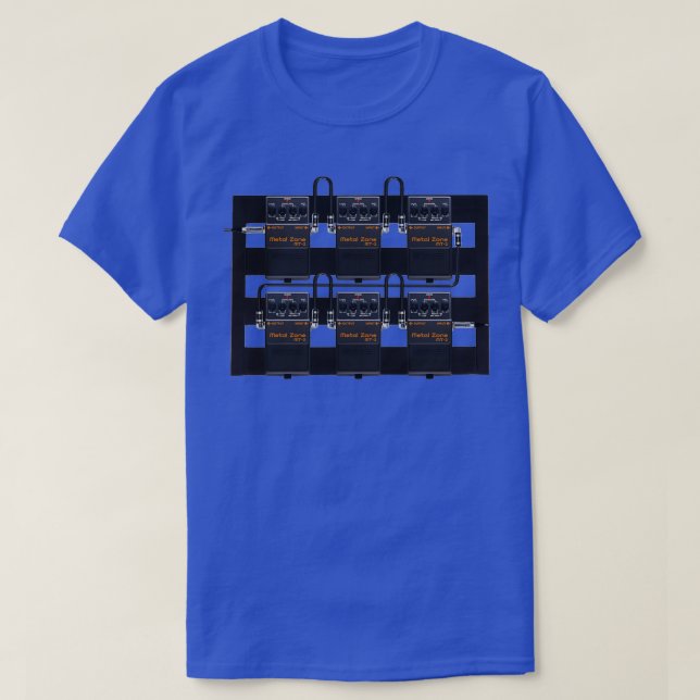 T-shirt Boss Metal Zone L'Ultimate Guitar Pedalboard  (Design devant)