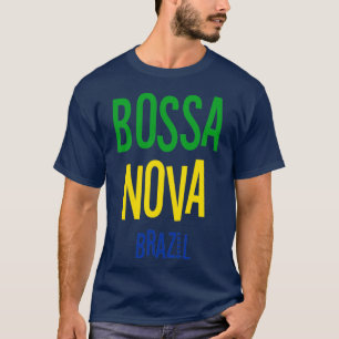T-shirt Bossa Nova Brasil Vintage Jazz Music