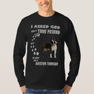T-shirt Boston Bull Terrier Chien Maman Papa Costume Cute 