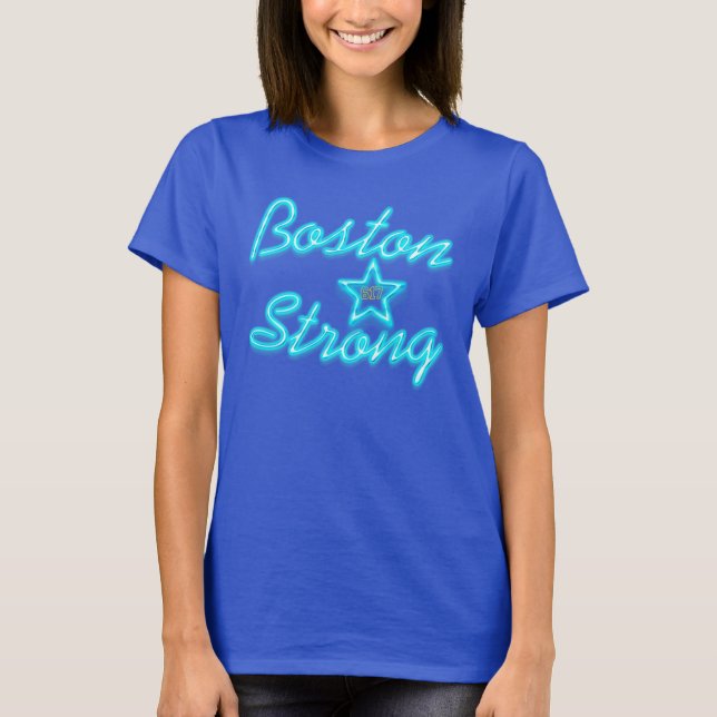 T-shirt Boston fort et rougeoyer (Devant)