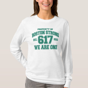 T-shirt Boston fort nous avons un ans
