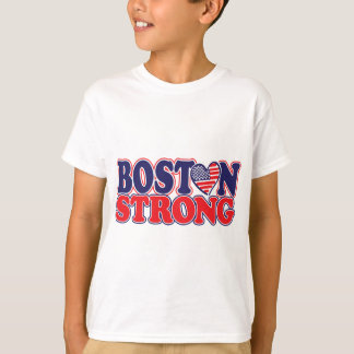 T-shirt Boston Forte Avec Amricah Heart