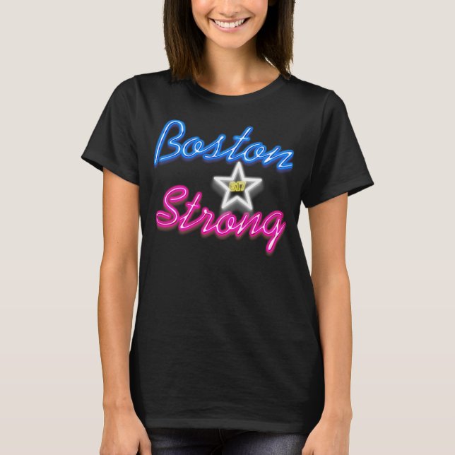 T-shirt Boston forte et brillante (Devant)