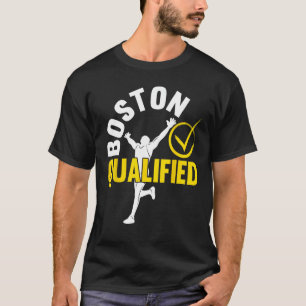 T-shirt Boston Qualifier Fière Marathon Courir