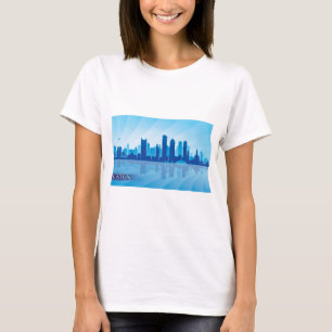 T-shirt Boston Skyline