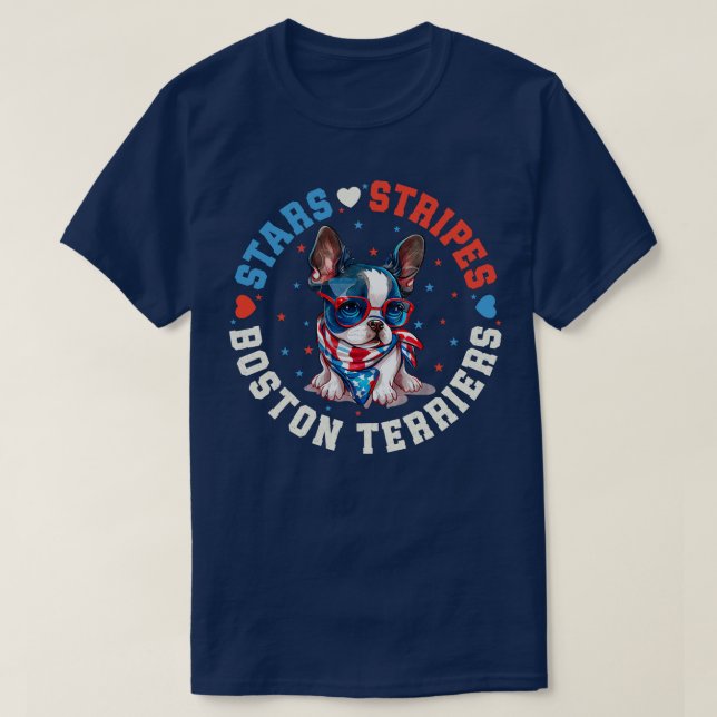 T-shirt Boston Terrier 8 (Design devant)