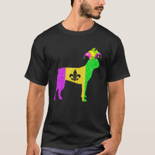 T-shirt Boston Terrier Amoureux des chiens Mardi Gras Carn