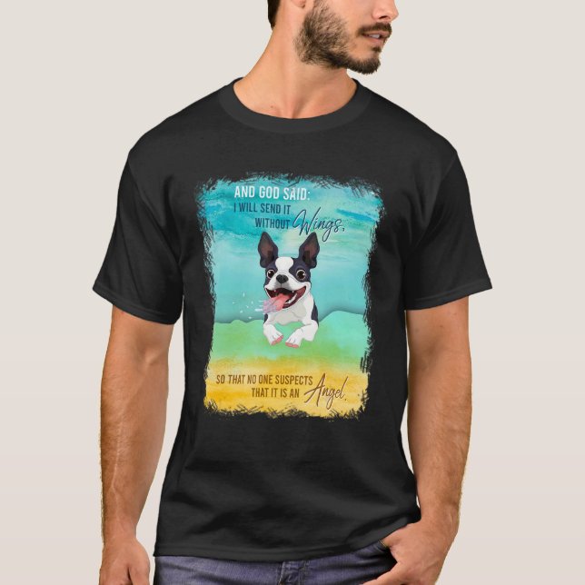 T-shirt Boston Terrier Anniversaire Pour Les Enfants Aimés (Devant)