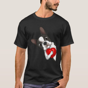 T-shirt Boston Terrier Bostie Chien Enfants Femmes