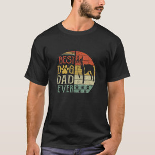 T-shirt Boston Terrier Meilleur Chien Papa Jamais Vintage