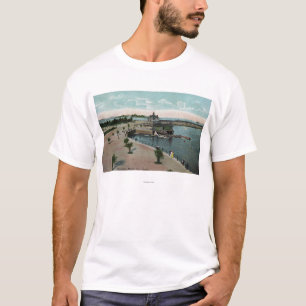 T-shirt Boston, vue de MassachusettsGeneral de ville