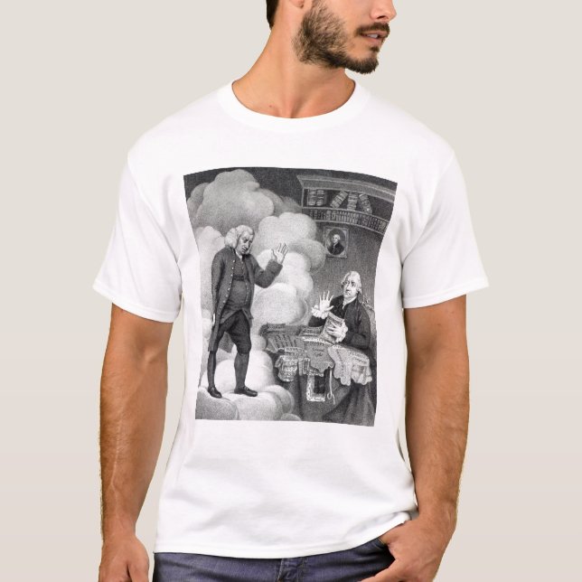 T-shirt Boswell et le fantôme de Samuel Johnson (Devant)