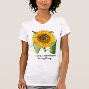 T-shirt botanique de dessus de chemise de cadeau