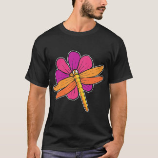 T-shirt Botaniste de la fleur de libellules